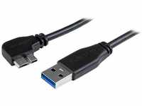 Startech USB3AU2MLS, StarTech.com schlankes SuperSpeed USB3.0 A auf Micro B Kabel -