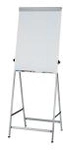 MAUL HEBEL Funktionelles Flip-Chart, silber, mit gro&szlig;er Ablage, magnethaftend,