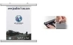 FRANKEN Plakatleiste, Aluminium, silber, L&auml;nge: 705 mm zwei verstellbare