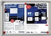 FRANKEN Schaukasten X-tra!Line, 2 x DIN A4, Innenbereich magnethaftende und trocken