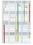 FRANKEN Datumstreifen f&uuml;r Planungstafel JetKalender 1203 magnetisch, Farbe: wei&szlig;,