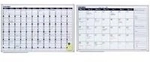 FRANKEN X-tra!Line Planungstafel Jahreskalender, 900x600 mm Tafel magnethaftend und