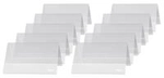 sigel Tischaufsteller, Hartplastik, 100 x 60 mm, Dachform glasklar, beidseitige