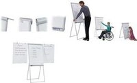FRANKEN Flipchart Standard Deluxe, 670 x 950 mm, hellgrau Tafel magnethaftend,