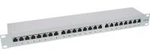 InLine&reg; Patchfeld Cat.6 24-fach, 48,26cm (19), 1HE, lichtgrau, RAL7035 (76224)