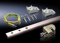 Rittal Erdungsschiene vertikal DK DK 7543.000 Kupfer Passend f&uuml;r H&ouml;he: 1200 mm