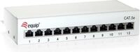 Equip Patch Panel - Patch Panel - RJ-45 X 12 - Hellgrau, RAL 7035 (227362)