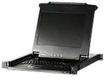 ATEN CL1000N KVM-Konsole, 19 LCD, VGA, PS/2, Tastaturlayout D (CL1000N D)