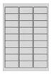 Avery Anti-tamper Label - Nicht abl&ouml;sbare Polymeretiketten - wei&szlig; - 29,6 x 63,5 mm