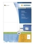 HERMA Premium - Permanent selbstklebende, matte laminierte Papieretiketten - wei&szlig; -