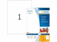 HERMA 8895, HERMA InkPrint - Selbstklebende Etiketten, glänzend - weiß - A4 (210 x