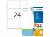 HERMA 4614, HERMA SuperPrint - Selbstklebende Etiketten - weiß - 33,8 x 66 mm - 200