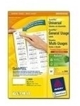 AVERY Zweckform QuickPEEL Universal-Etiketten, 48 x 21 mm wei&szlig;, Rand rundum,