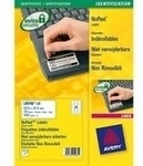 Avery NoPeel Labels L6146 - Nicht abl&ouml;sbare Polymeretiketten - wei&szlig; - 33,9 x 63,5