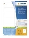 HERMA SuperPrint - Adressetiketten - wei&szlig; - 46,6 x 88,9 mm - 1200 Stck. (100 Bogen x