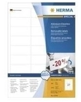 HERMA Movables - Selbstklebende Etiketten - wei&szlig; - 63,5 x 29,6 mm - 2700 Stck. (100