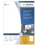 HERMA Special - Selbstklebende, abziehbare, matte Papieretiketten - wei&szlig; - A4 (210 x