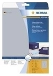 HERMA SuperPrint LaserCopy - Folienetiketten - Silber - A4 (210 x 297 mm) - 25 Stck.