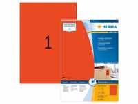 HERMA 4402, HERMA Special - Permanent selbstklebende, matte Papieretiketten - Rot -