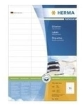 HERMA Premium - Permanent selbstklebende, matte laminierte Papieretiketten - wei&szlig; -