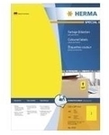 HERMA SuperPrint - Selbstklebende Etiketten - Gelb - A4 (210 x 297 mm) - 100 Stck.