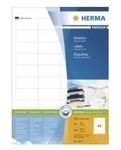 HERMA Premium - Permanent selbstklebende, matte laminierte Papieretiketten - wei&szlig; -