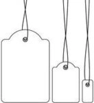 HERMA Strung marking tags - Namensetiketten - wei&szlig; - 7 x 15 mm - 1000 Etikett(en)