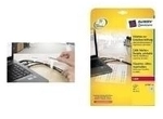 AVERY Zweckform Kabel-Etiketten, 60 x 40 mm, wei&szlig;, Laser Polyester-Folie, f&uuml;r