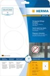 HERMA Special - Selbstklebende matte Polyesterfolienetiketten - wei&szlig; - 84 mm rund