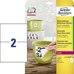 Avery Zweckform - Polyester - matt - entfernbarer Klebstoff - wei&szlig; - 210 x 148 mm 40