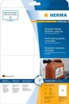 HERMA Special - Weather-proof self-adhesive removable matte labels - wei&szlig; - 105 x