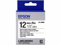 Epson C53S654023, Epson LabelWorks LK-4WBB - Schwarz auf matt Weiß - Rolle...