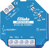 ELTAKO Multifunktionszeitrelais MFZ61DX-UC Doseneinbau 8-230VUC 0,5s-1h 2000W