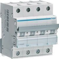 Hager Leitungsschutzschalter 4pol. C-25A, 6kA MCN425 (MCN425)