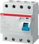 ABB F204 A-63/0,3 - 230 - 400 V - 63 A - A-type - Blau - Grau - IEC/EN 61008 UL 1053