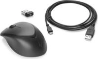 HP Premium - Maus - rechts- und linksh&auml;ndig - Laser - 3 Tasten - kabellos - 2,4 GHz