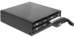 Delock 5.25? Wechselrahmen f&uuml;r 4 x 2.5? SATA HDD / SSD (47220)