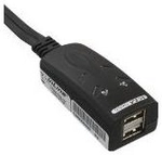 InLine&reg; USB KM-Umschalter, 2 PCs, f&uuml;r Tastatur, Maus, mit Maus-Transfer zwischen