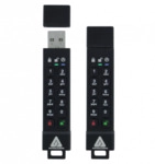 Apricorn Aegis Secure Key 3z - USB-Flash-Laufwerk - verschl&uuml;sselt - 128 GB - USB 3.1