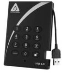 Apricorn Aegis Padlock A25-3PL256-500 - Festplatte - verschl&uuml;sselt - 500 GB - extern