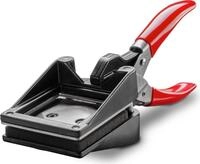 Walimex pro Passbildstanze 50 x 50 mm, Fotostanze mit ergonomsichem Griff, Handstanze