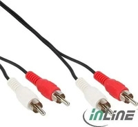 InLine 89931A, InLine Cinch Kabel, 2x Cinch St/St 15m (89931A)