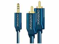 Clicktronic 70470, Clicktronic MP3 Adapterkabel (3,5mm Klinken-St./2x Cinch-St.) -