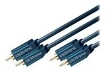 ClickTronic Casual Series - Audiokabel - RCA x 2 (M) bis RCA x 2 (M) - 10 m - doppelt