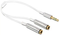 Delock 65355, DeLOCK Audio Klinkenkabel - Adapter - Klinkenstecker 3,5 mm > 2 x