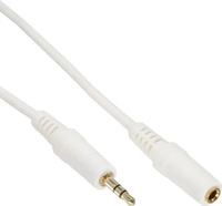 InLine 99932W, InLine - Audio-Kabel - 1 x Klinke 3,5 mm (M) - 1 x Klinke 3,5 mm (M) -