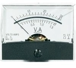 Voltcraft AM-60X46/30V/1,5A/DC Einbau-Messger&auml;t AM-60X46/30V/1,5A/DC 30 V/1.5 A