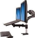 StarTech.com Single-Monitor Arm - Laptop Stand - One-Touch Height Adjustment -