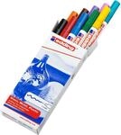Edding 751 Schwarz - Blau - Braun - Gr&uuml;n - Hellblau - Orange - Pink - Rot - Violett