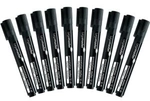 Legamaster TZ41 Pr&auml;sentationsmarker schwarz - 10 St&uuml;ck(e) - Schwarz - Schwarz -